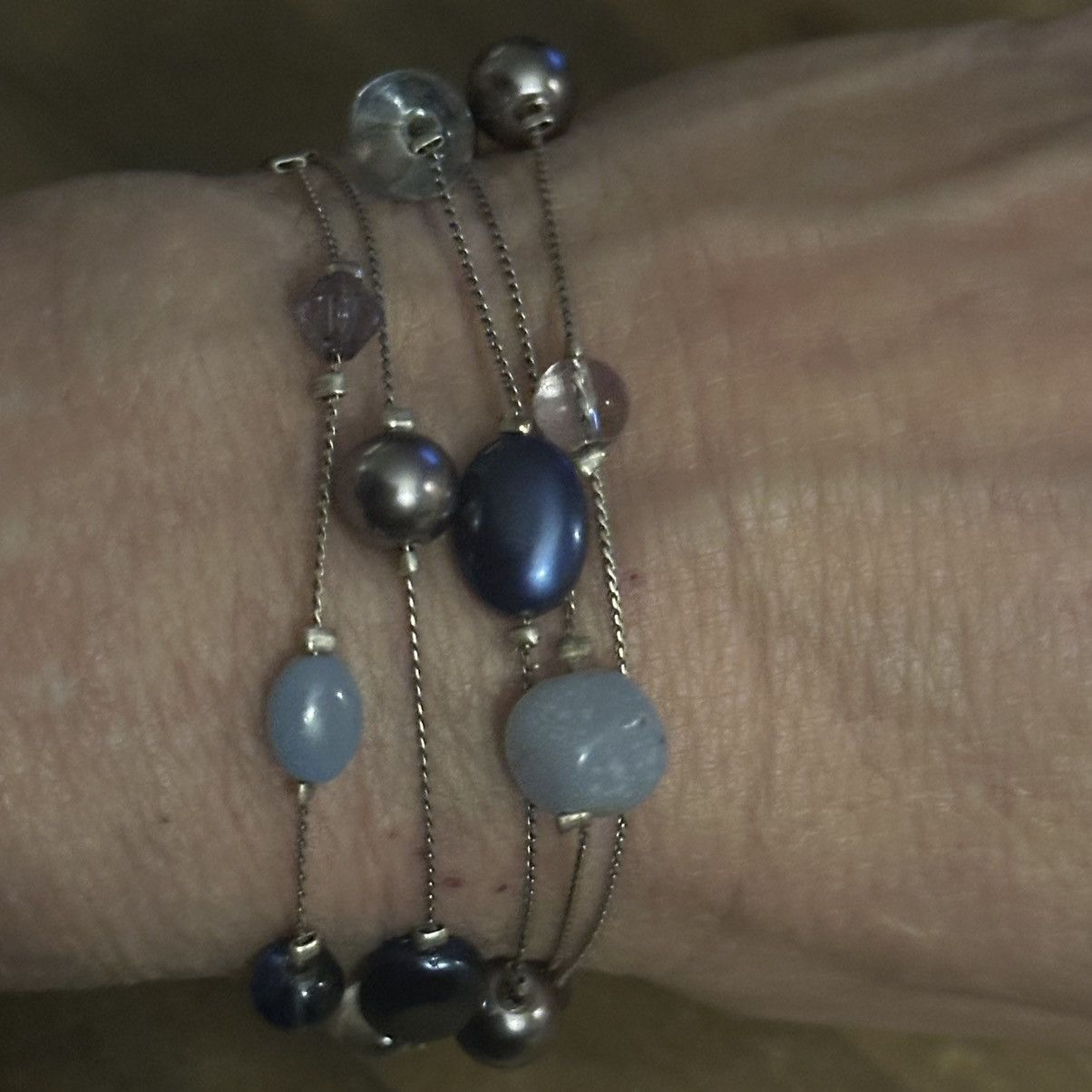 Other NY Collection multi strand station bead toggle bracelet Size ONE SIZE - 4 Thumbnail