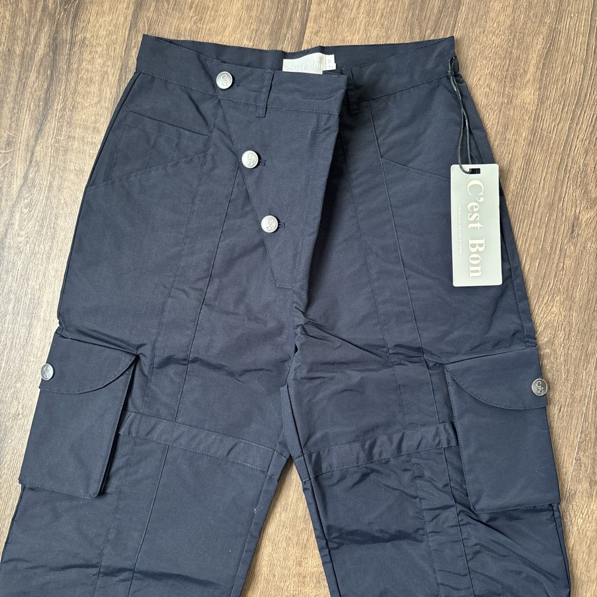 Other Men’s C’est Bon Tactical Telegraph Nylon Cargo Pants Navy Size US 29 - 2 Thumbnail