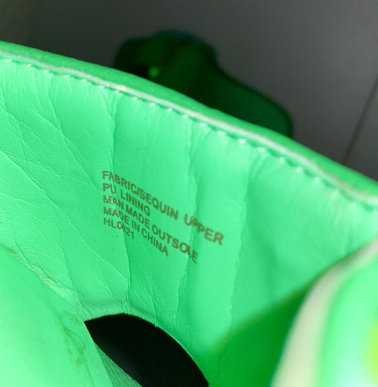 Kurt Geiger KURT GEIGER Green Kensington Sequin-Embellished Woven Mules Size US 6.5 / IT 36.5 - 15 Thumbnail