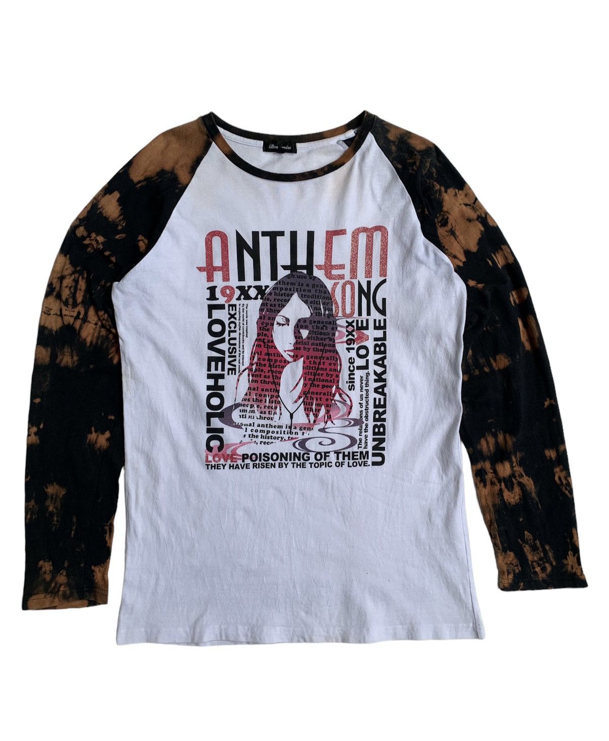 image of Hysteric Glamour x Ppfm Japan-Beaumere Poem Longsleeve Tshirt Ifsixwasnine Lgb Style (Size Large)