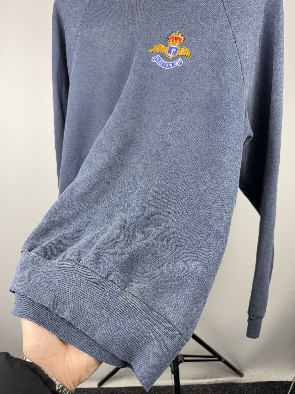 Vintage 90s 🦅🌊 Rare Vintage Fleet Air Arm Embroidered Sweatshirt Size US L / EU 52-54 / 3 - 8 Thumbnail