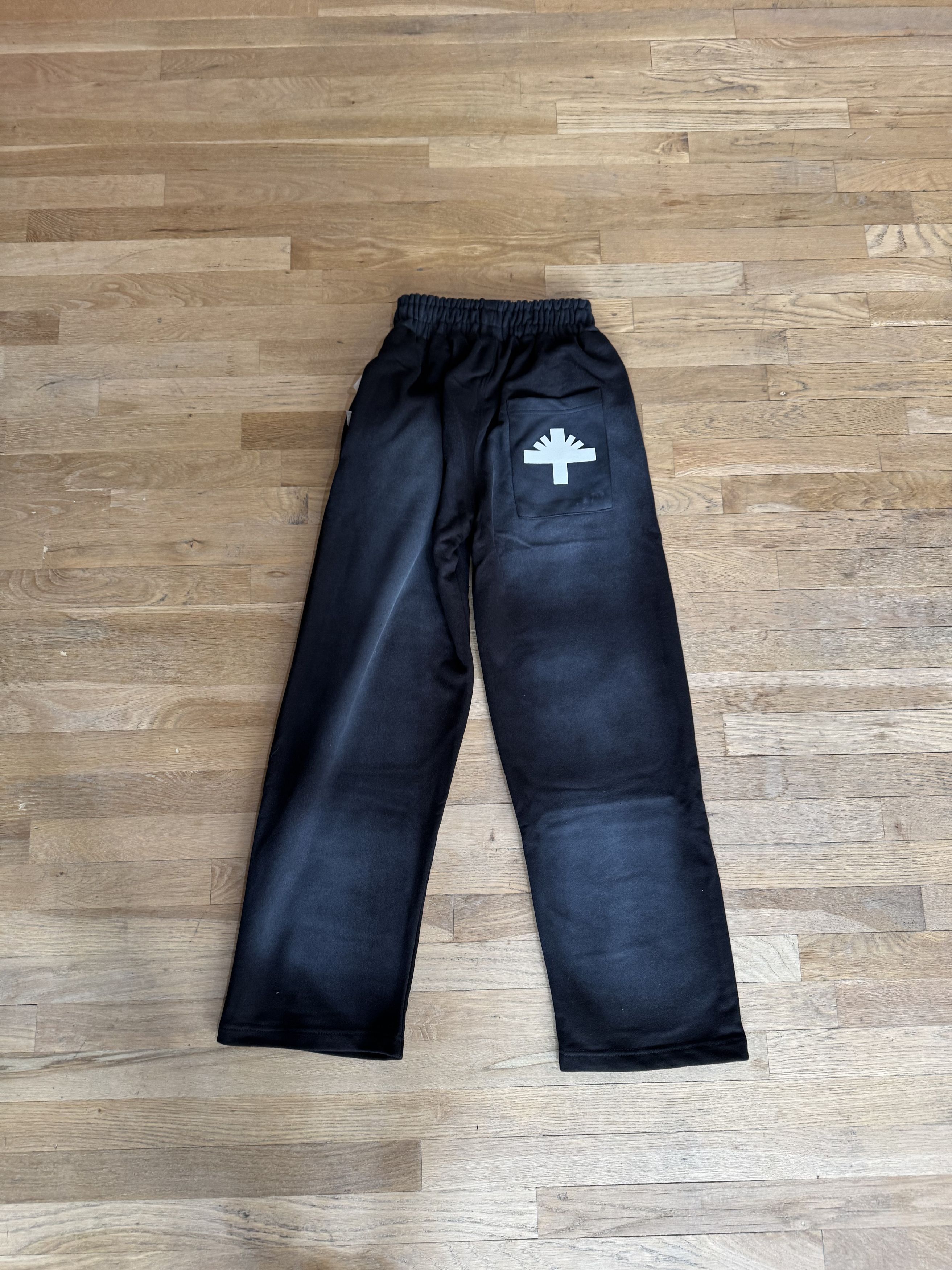Vertabrae VERTABRAE LOGO SWEATPANTS BLACK/WHITE Size US 34 / EU 50 - 3 Thumbnail