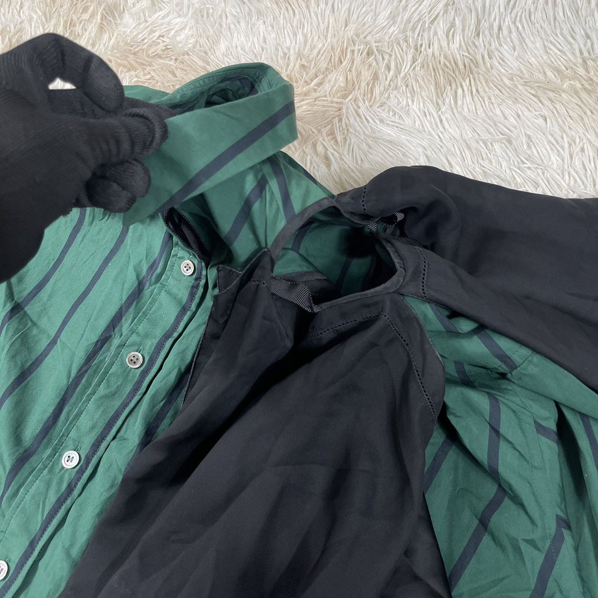 Sacai Sacai Deconstructed Buttons Down Dress Size XS / US 0-2 / IT 36-38 - 4 Thumbnail