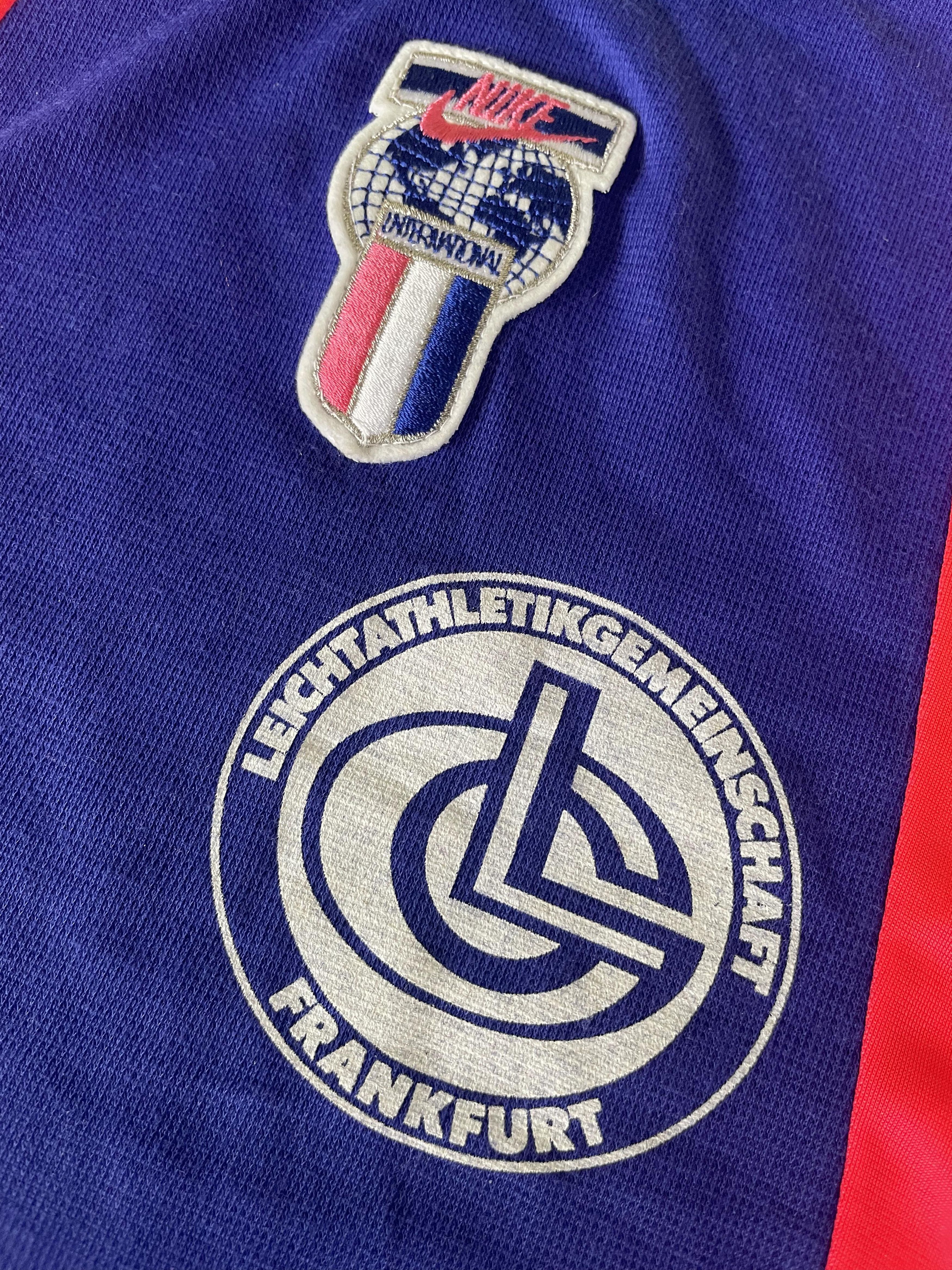 Nike × Vintage Vintage Nike International Run LG Frankfurt Jersey Size US M / EU 48-50 / 2 - 7 Thumbnail