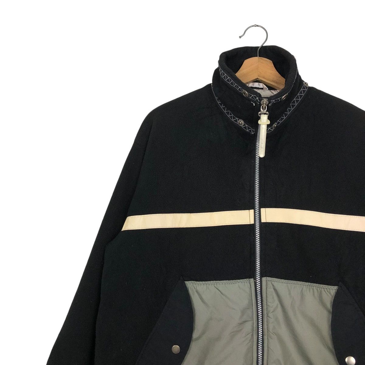 Hysteric Glamour 🔥VINTAGE BOMBER JACKET BESCHWA STRIPED DESIGN Size US L / EU 52-54 / 3 - 9 Thumbnail