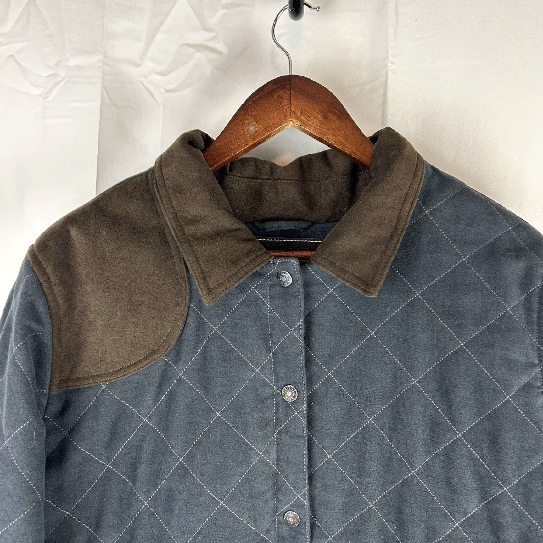 Vintage VINTAGE LL Bean Gore Tex Snap Button Quilted Insulated Wool Lined Zip Jacket Womens XL Size XL / US 12-14 / IT 48-50 - 2 Thumbnail