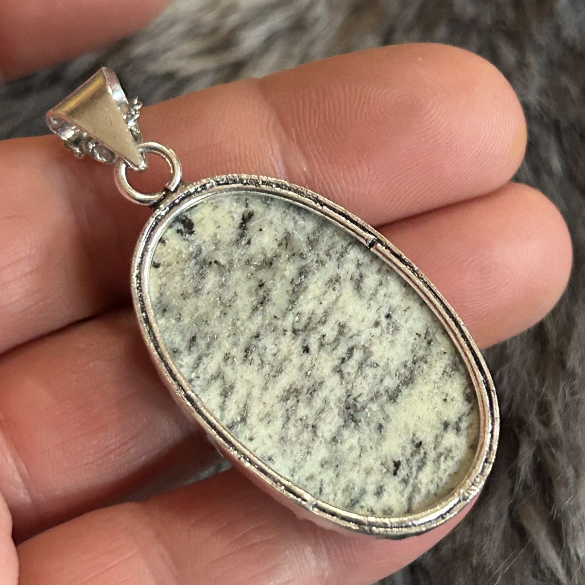 Handmade Handcrafted K2 jasper dogtooth 925 sterling pendant necklace Size ONE SIZE - 8 Thumbnail