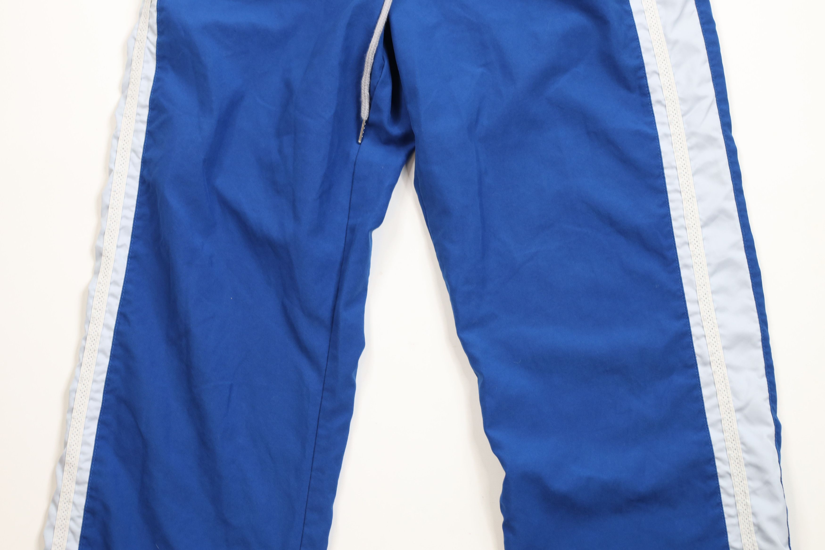 Nike × Vintage Vintage 90s Y2K Nike Mini Swoosh Striped Wide Leg Pants Size 28" / US 6 / IT 42 - 3 Thumbnail