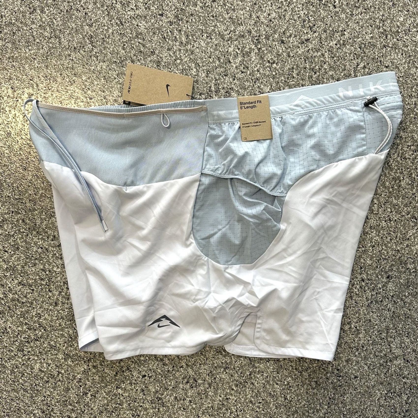 Nike Nike Trail Running Shorts XL Men Blue 5” Second Sunrise Dri Fit ADV HJ3572-085 2020s Outdoor Athletic Lined Shorts Size US 36 / EU 52 - 5 Thumbnail