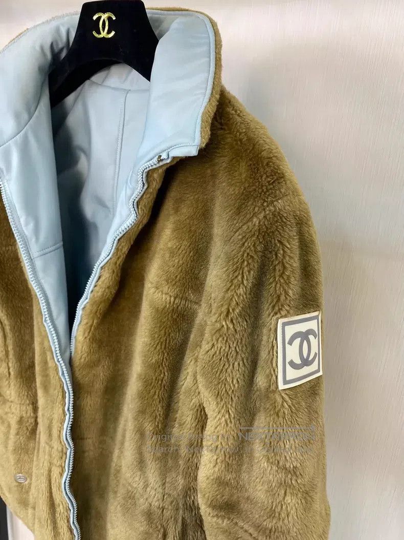 Chanel Chanel Wear a coat on both sides of the haze blue Size XS / US 0-2 / IT 36-38 - 6 Thumbnail