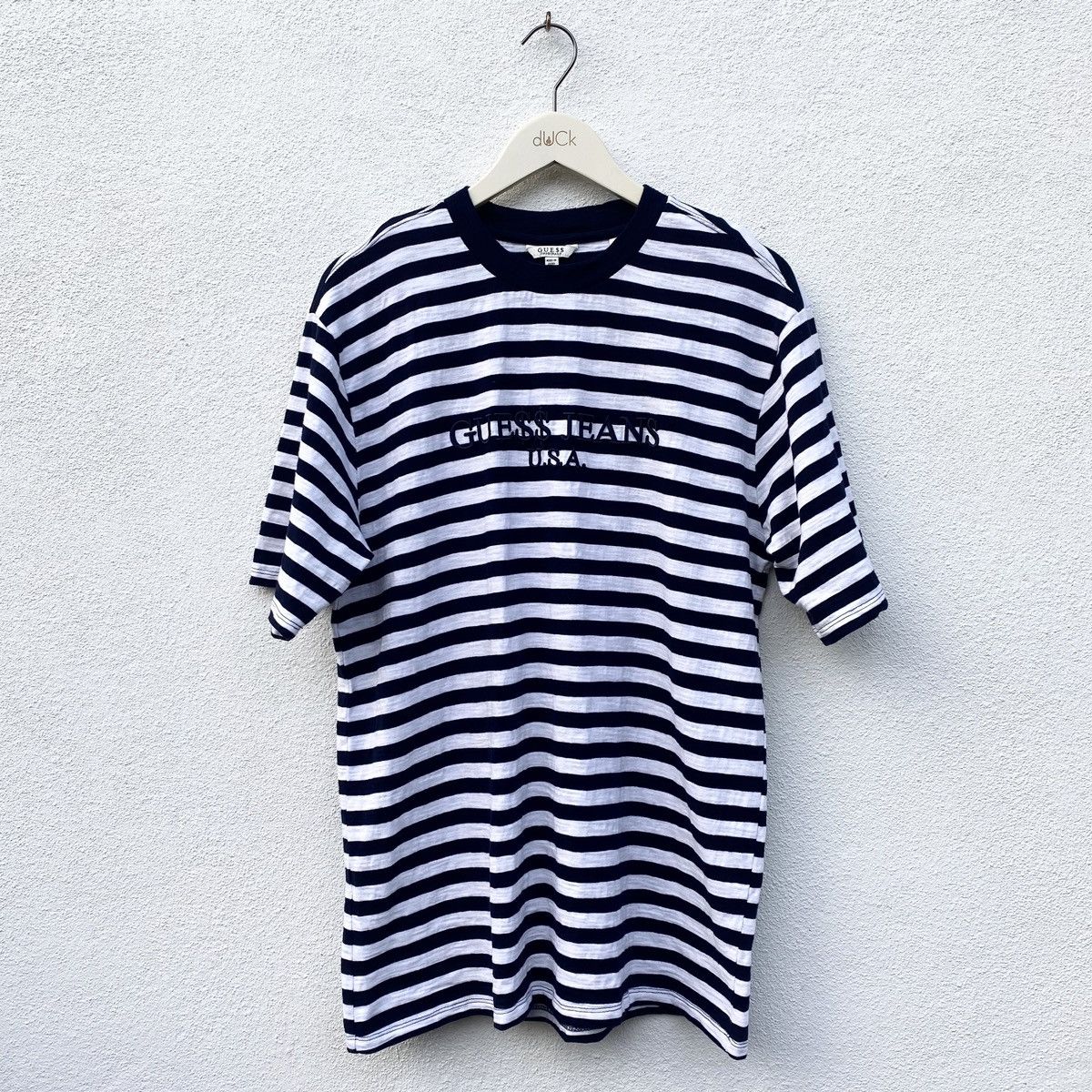 Other GUESS JEANS 'U.S.A' ASAP ROCKY Embroidered Striped NAVY Size US M / EU 48-50 / 2 - 1 Thumbnail