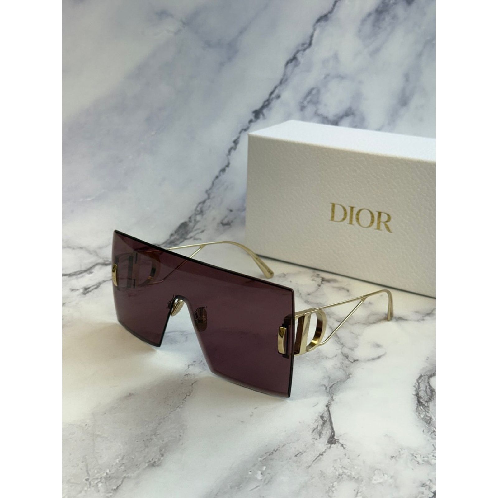 Dior NEW Dior 30Montaigne M1U Oversized Sunglasses Purple Size ONE SIZE - 5 Thumbnail