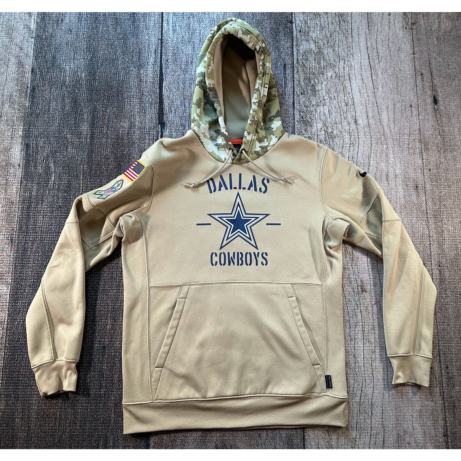 Nike Salute Salute To Service Dallas Cowboys Hoodie Nike Dri Fit