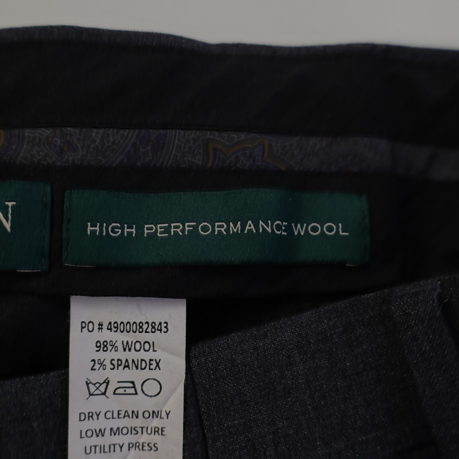 Lauren Ralph Lauren Lauren Ralph Lauren High Performance Wool Gray 37/31 Pleated Size 36R - 7 Thumbnail