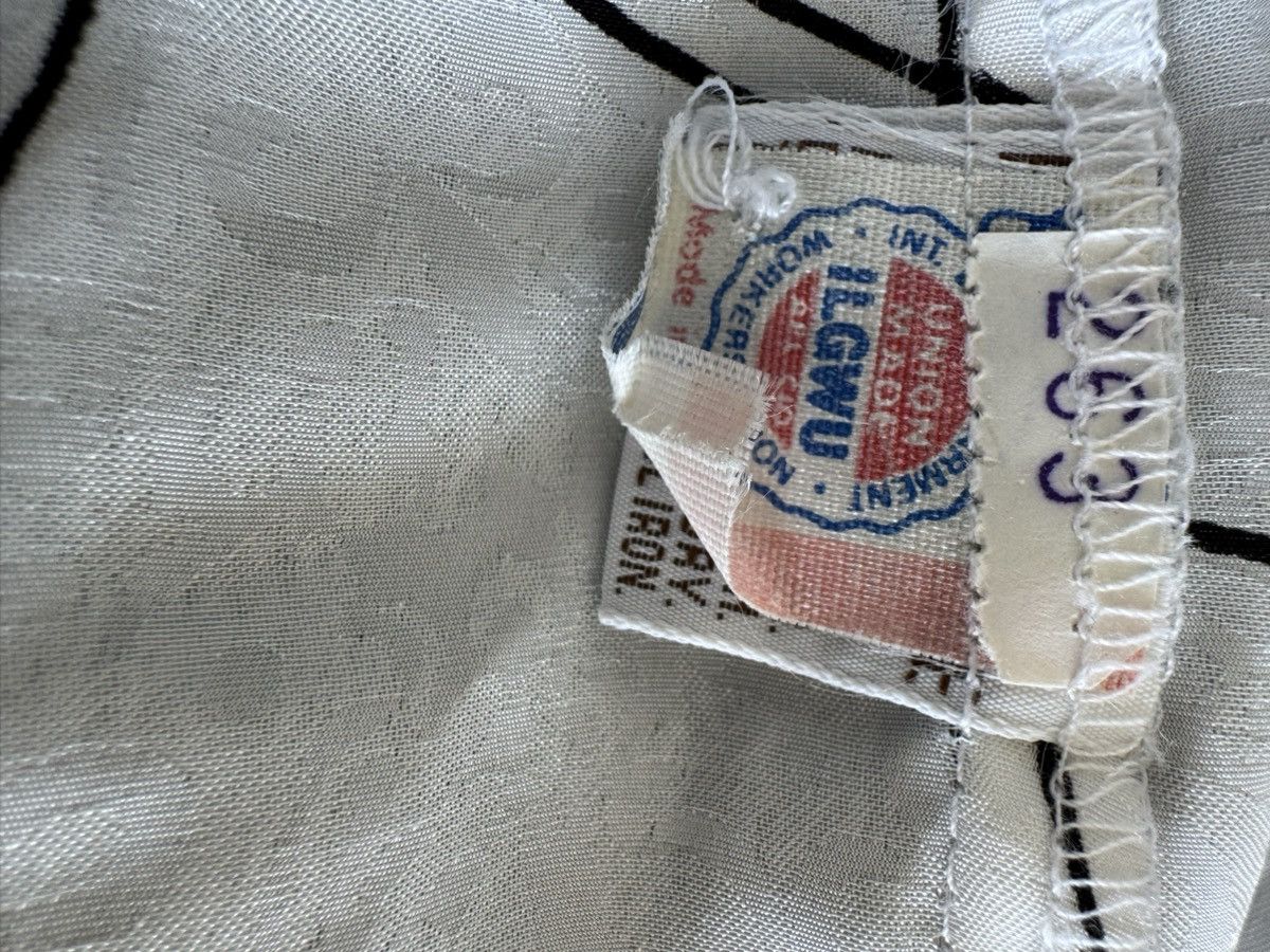 Vintage Vintage high neck button up wire shirt Union Made white Size L / US 10 / IT 46 - 5 Thumbnail