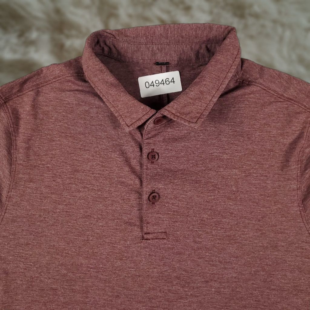Lululemon Lululemon Polo Shirt Mens Small Red Tech Casual Short Sleeve Adult Size US S / EU 44-46 / 1 - 1 Thumbnail