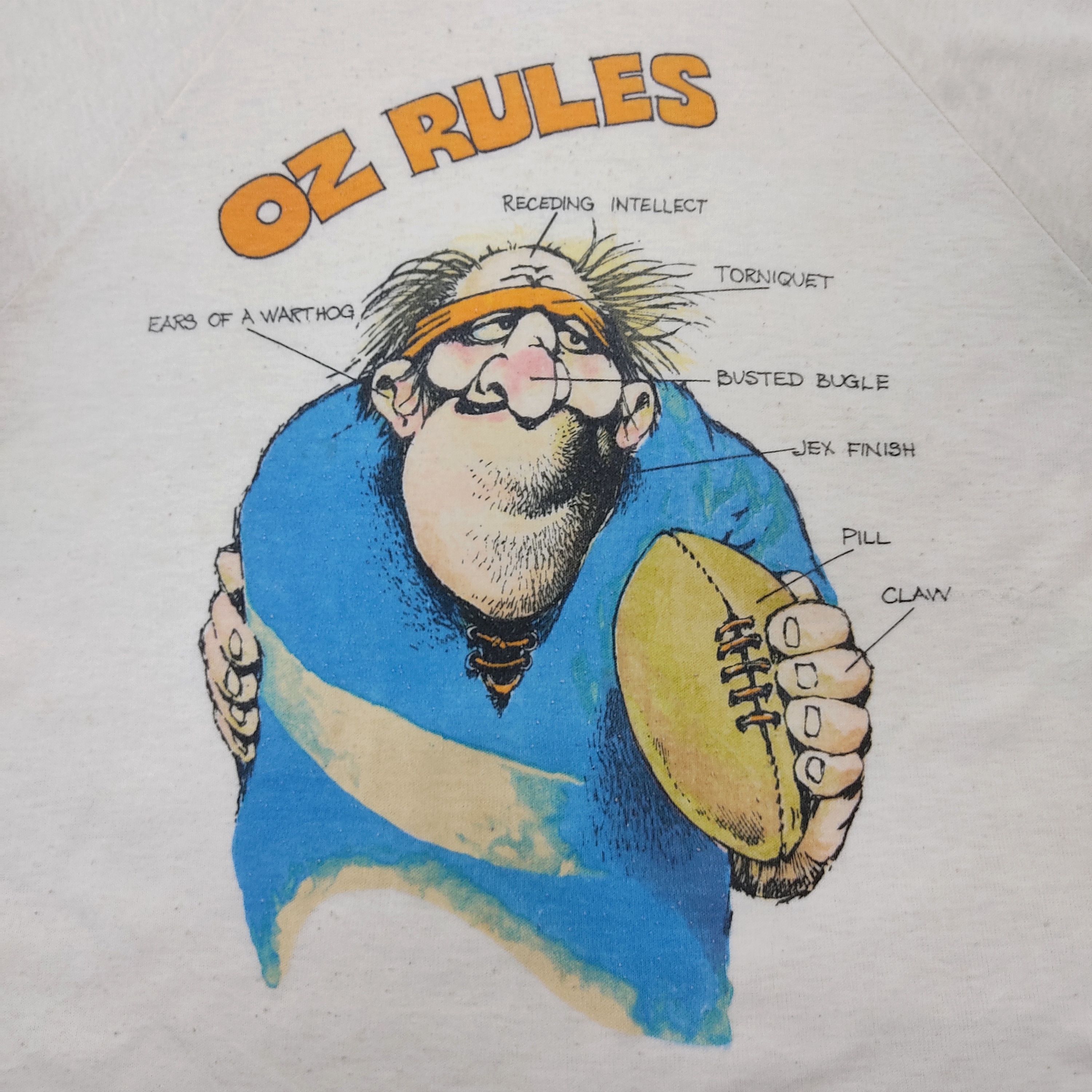 Vintage Vintage 70s 80s OZ Rules Gary Patterson OG Style T-shirt Size US M / EU 48-50 / 2 - 7 Thumbnail