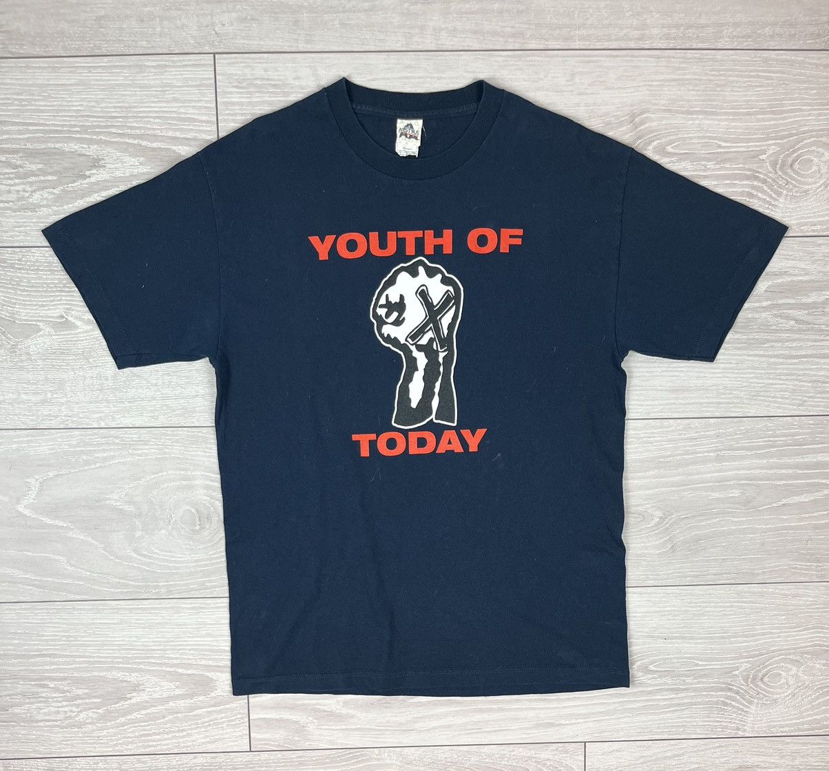 Band Tees Youth Of Today Positive Outlook Vintage 00s Band T Shirt Size US L / EU 52-54 / 3 - 1 Thumbnail