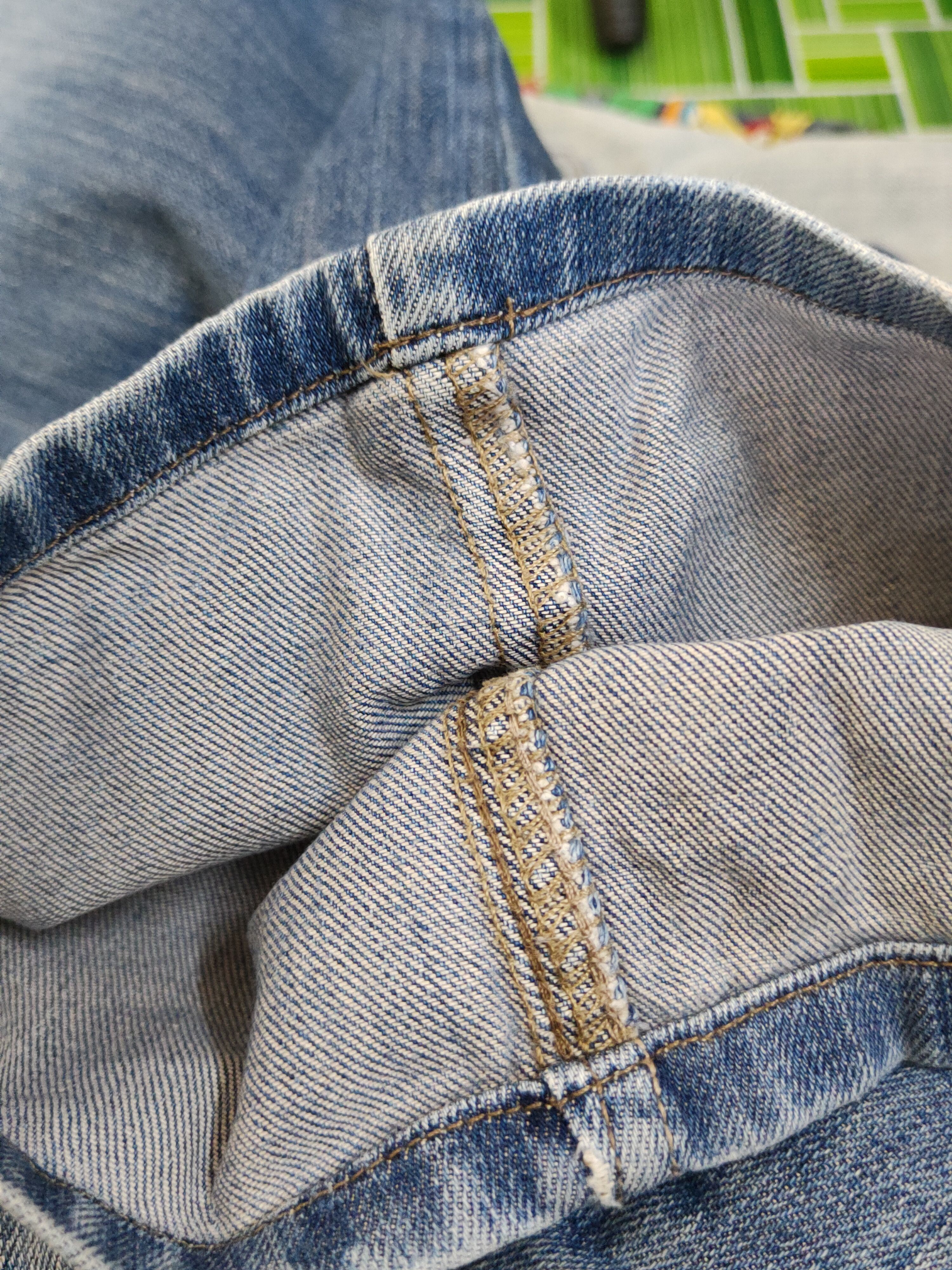 Calvin Klein Calvin Klein Blue Distressed Ripped Jeans #W1494 Size 36" / US 14 / IT 50 - 14 Thumbnail