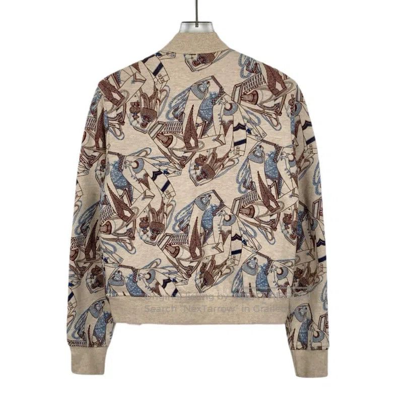 Hermes Hermes Brown Zouave and Dragoon Pattern Printed Full Print Size XXS / US 00 / IT 34 - 2 Thumbnail