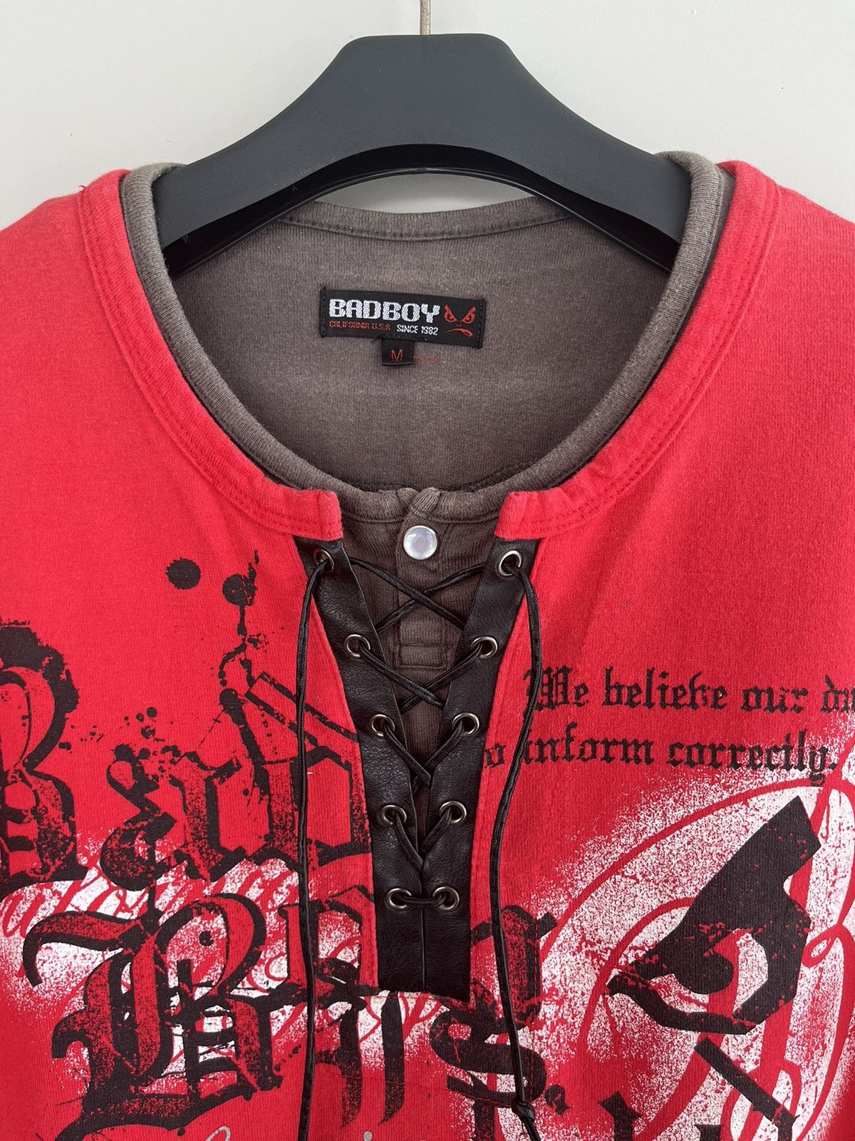 14th Addiction × KMRii × Yasuyuki Ishii Japanese Vintage BadBoy Poem Double Layer Seditionaries Punk Size US M / EU 48-50 / 2 - 3 Thumbnail