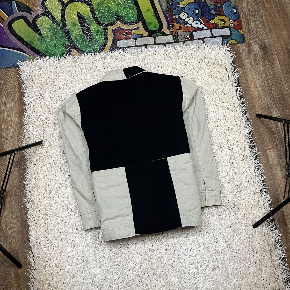 Carhartt Custom Carhartt Reworked Detroit Jacket Patchwork Distressed Size US S / EU 44-46 / 1 - 2 Thumbnail