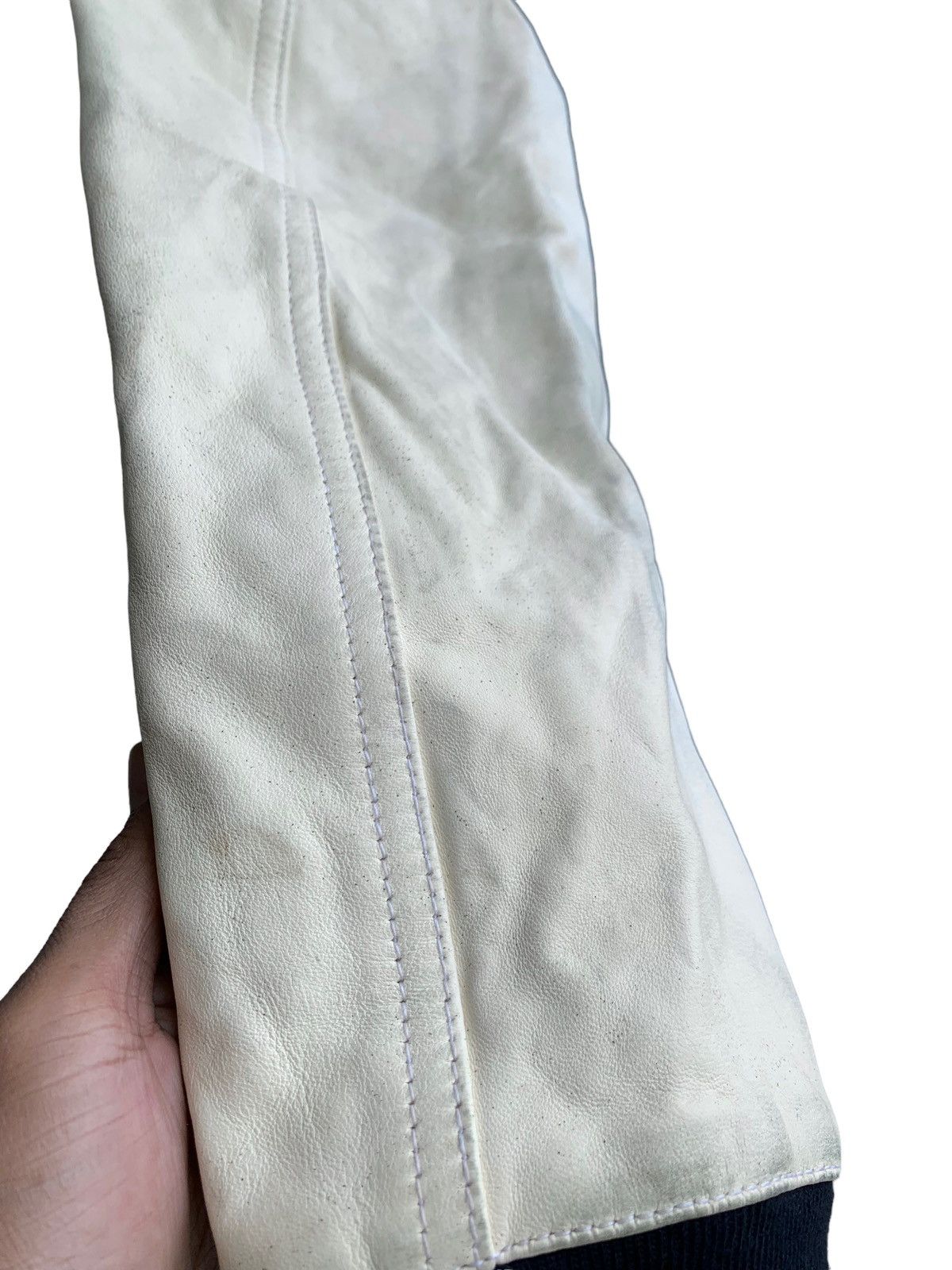 SS 15 Balmain Bomber Bikers Lamb Leather Jacket