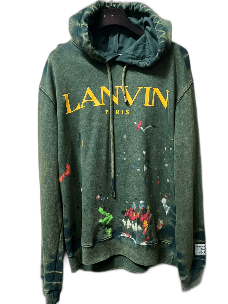 Lanvin Lanvin Paris Paint Splatter Hoodie Size US M / EU 48-50 / 2 - 1 Thumbnail
