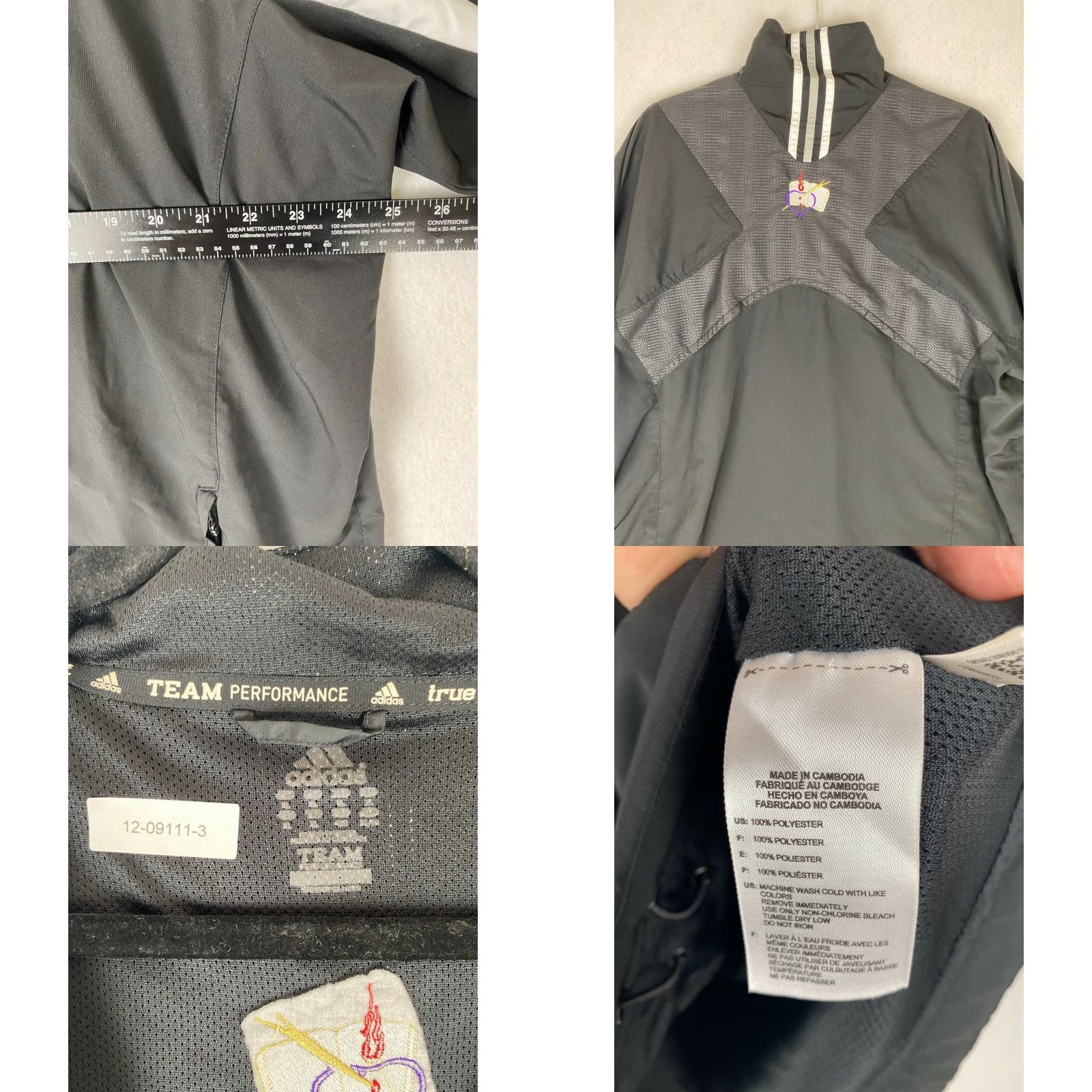 Adidas Adidas Track Jacket Mens XL Black Full Zip Softshell Basketball Zip Pockets Size US XL / EU 56 / 4 - 8 Thumbnail