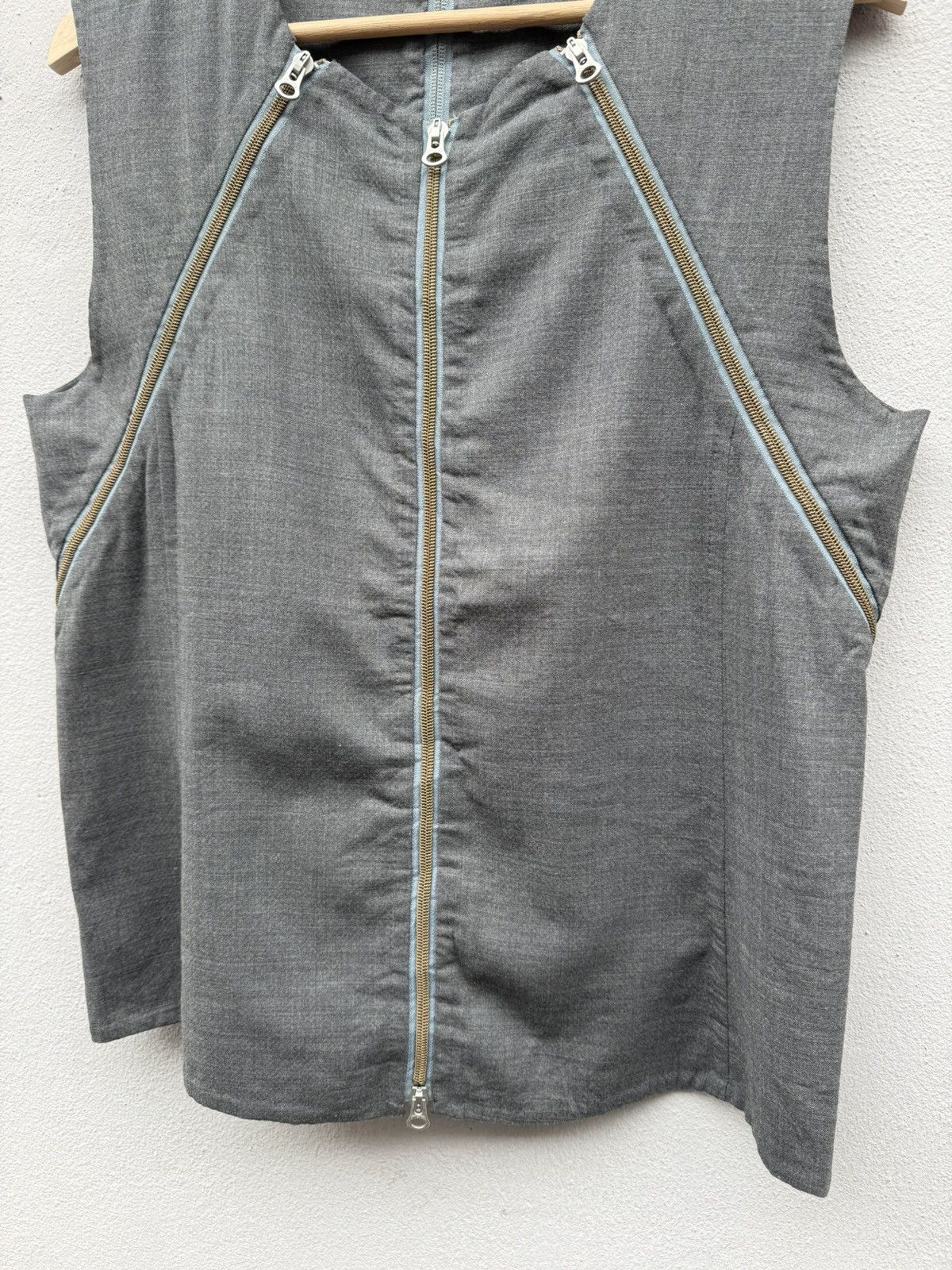 Beauty Beast Japanese Designer “Class” Multizipper / Parts Vest Size US M / EU 48-50 / 2 - 7 Thumbnail