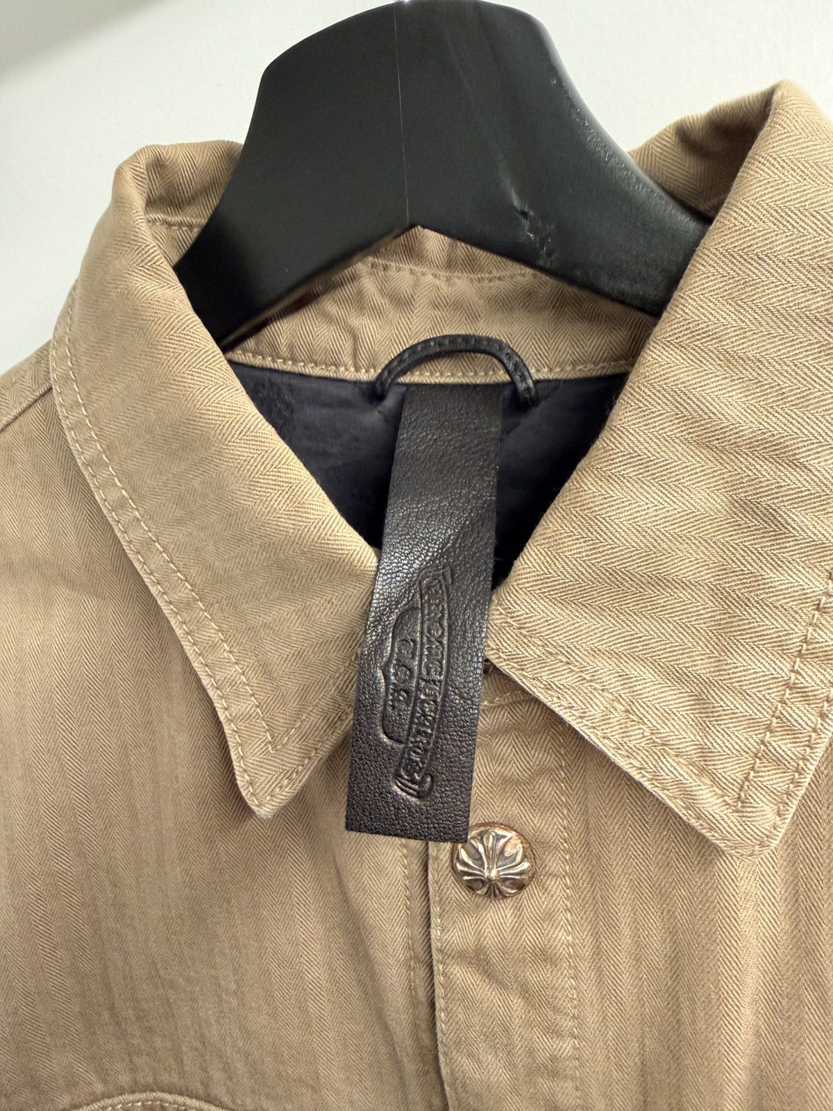 Chrome Hearts Chrome Hearts work dog herringbone jacket Size US M / EU 48-50 / 2 - 7 Thumbnail