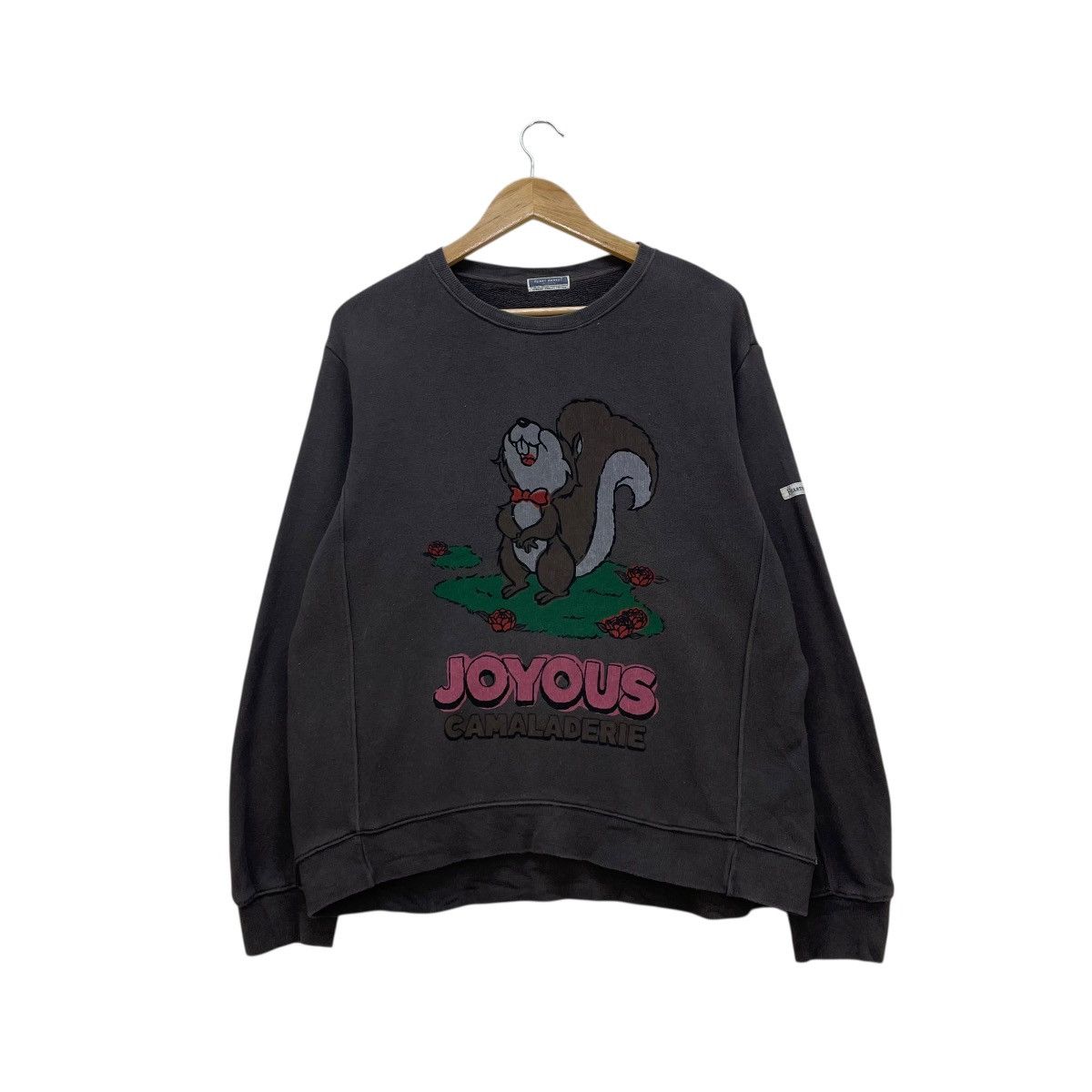 Japanese Brand 💥Vintage Heart Market Printed Squirrel Pullover Size US M / EU 48-50 / 2 - 1 Thumbnail
