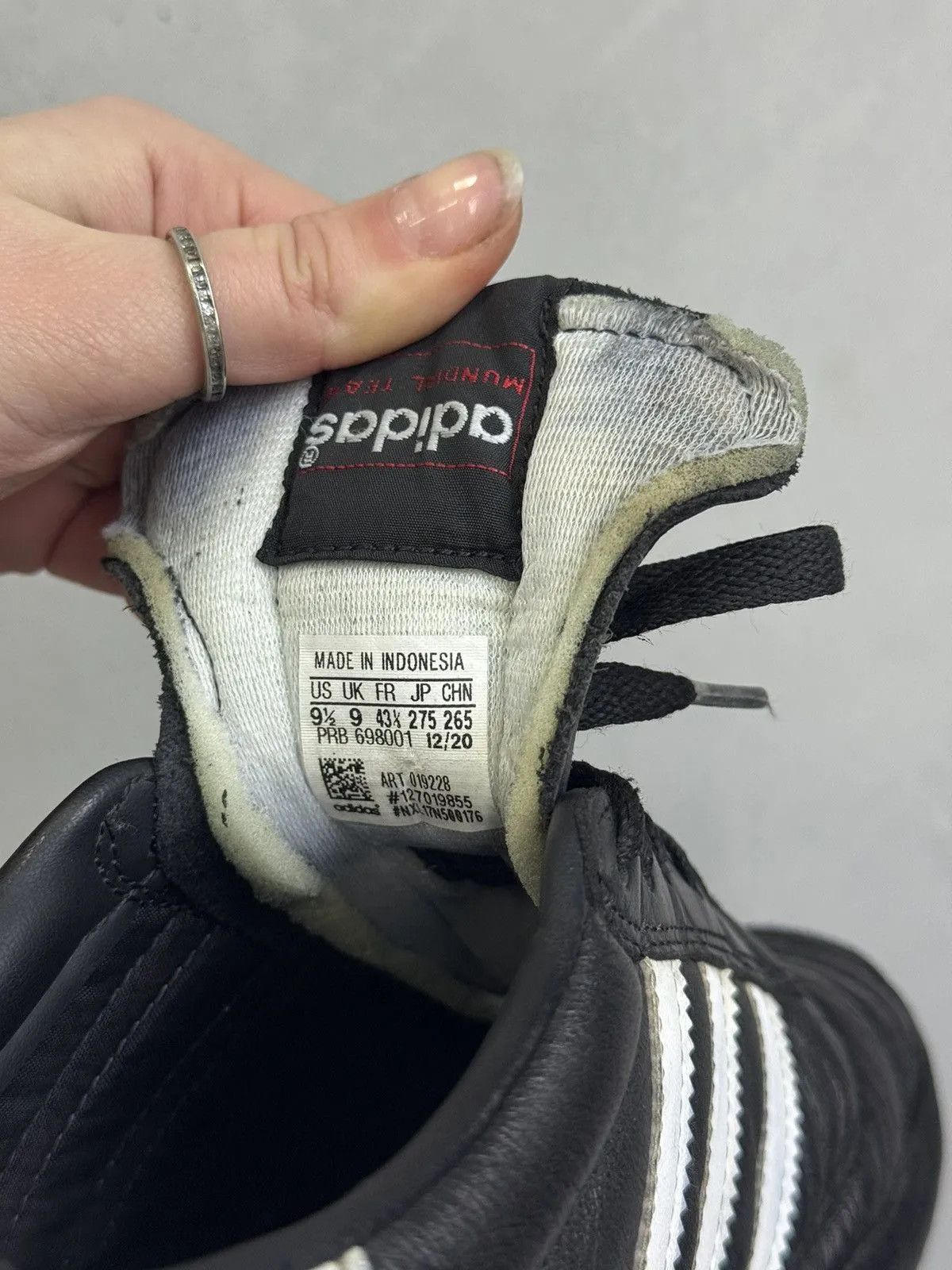 Vintage Vintage Adidas Mundial Soccer Shoes football centipedes Size US 10.5 / EU 43-44 - 9 Thumbnail