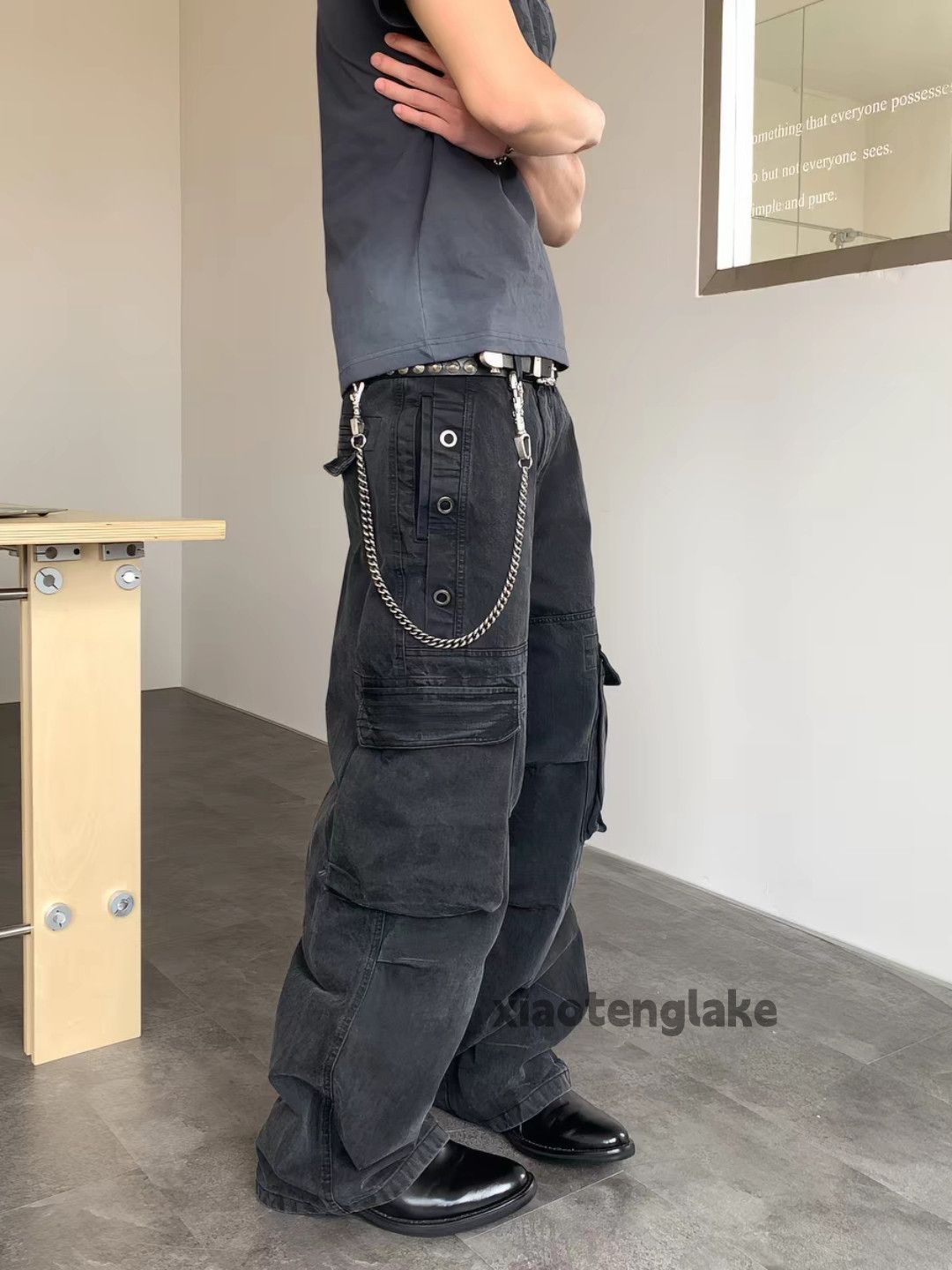 Vintage xtl asaprocky travisscott style tactical cargo faded pants Size US 32 / EU 48 - 3 Thumbnail