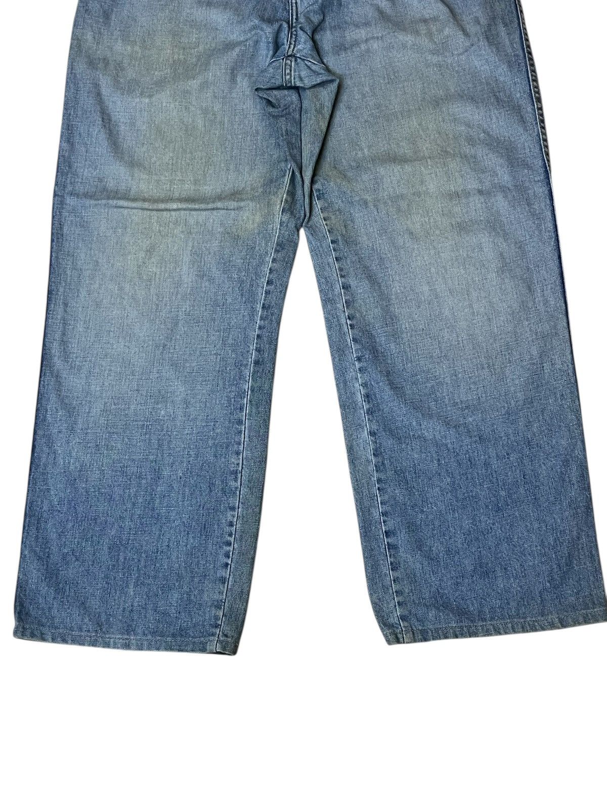 Marc Buchanan BAGGY🔥PELLE PELLE MARC BUCHANAN lot 0002 dirty baggy jeans Size US 37 - 4 Thumbnail