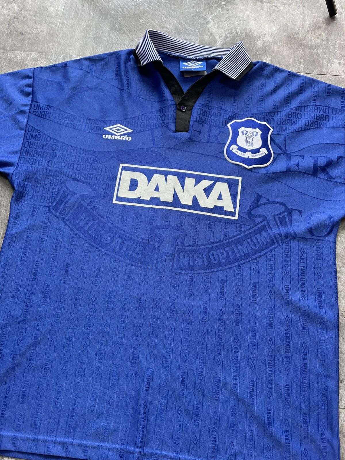 Umbro Vintage Umbro Everton Home Jersey Football 1995 1996 1997 Size US L / EU 52-54 / 3 - 2 Thumbnail