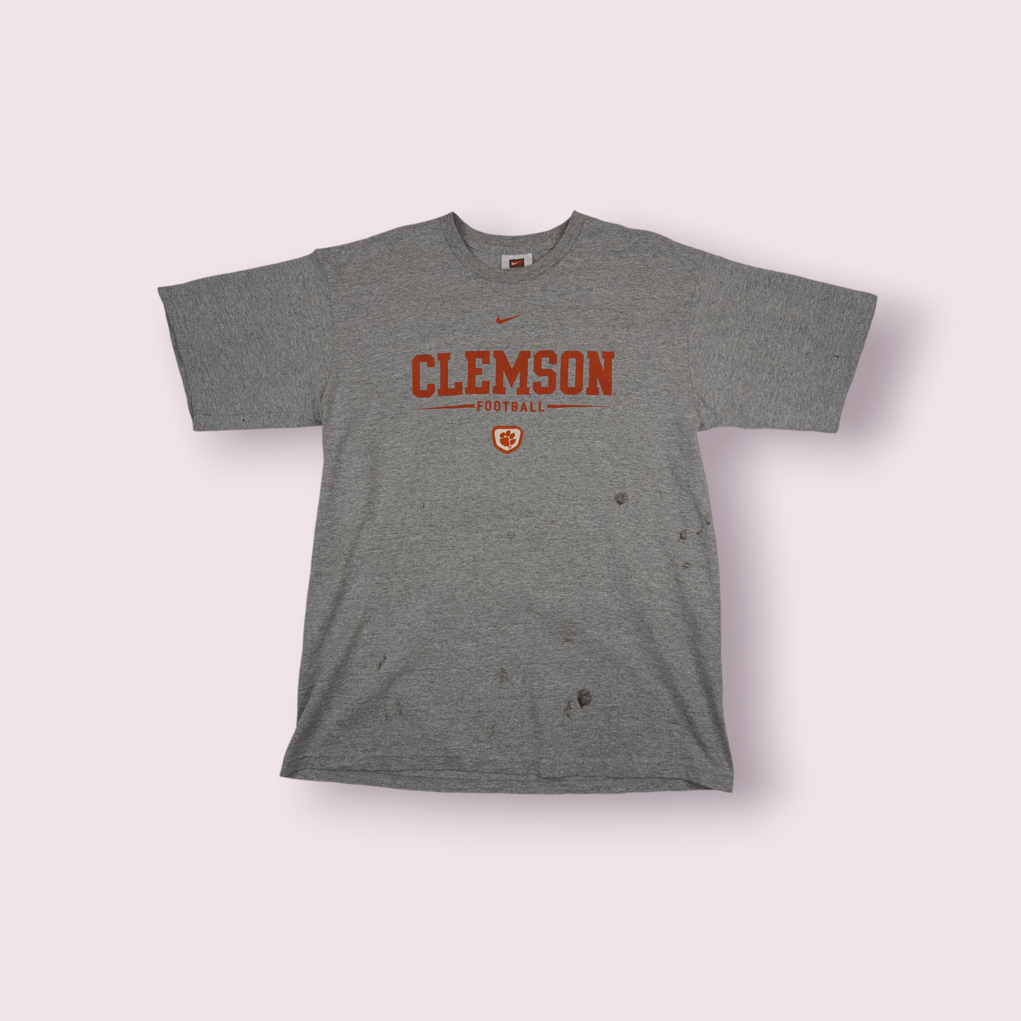 Nike Vintage NIKE Clemson Tigers Football NFL Tee University Size US M / EU 48-50 / 2 - 1 Thumbnail