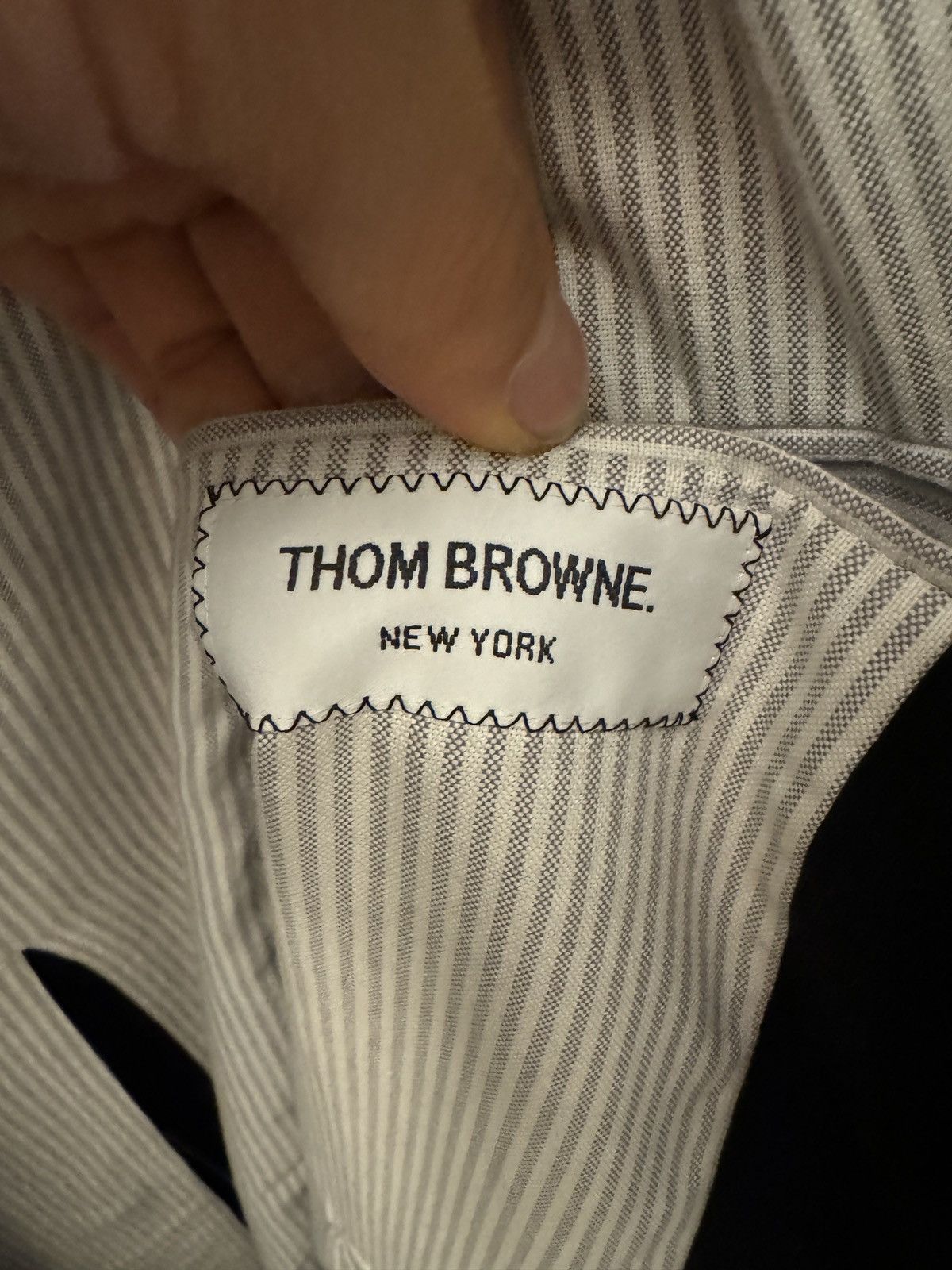 Thom Browne Thom Browne striped chesterfield cashmere wool coat Size US S / EU 44-46 / 1 - 3 Thumbnail