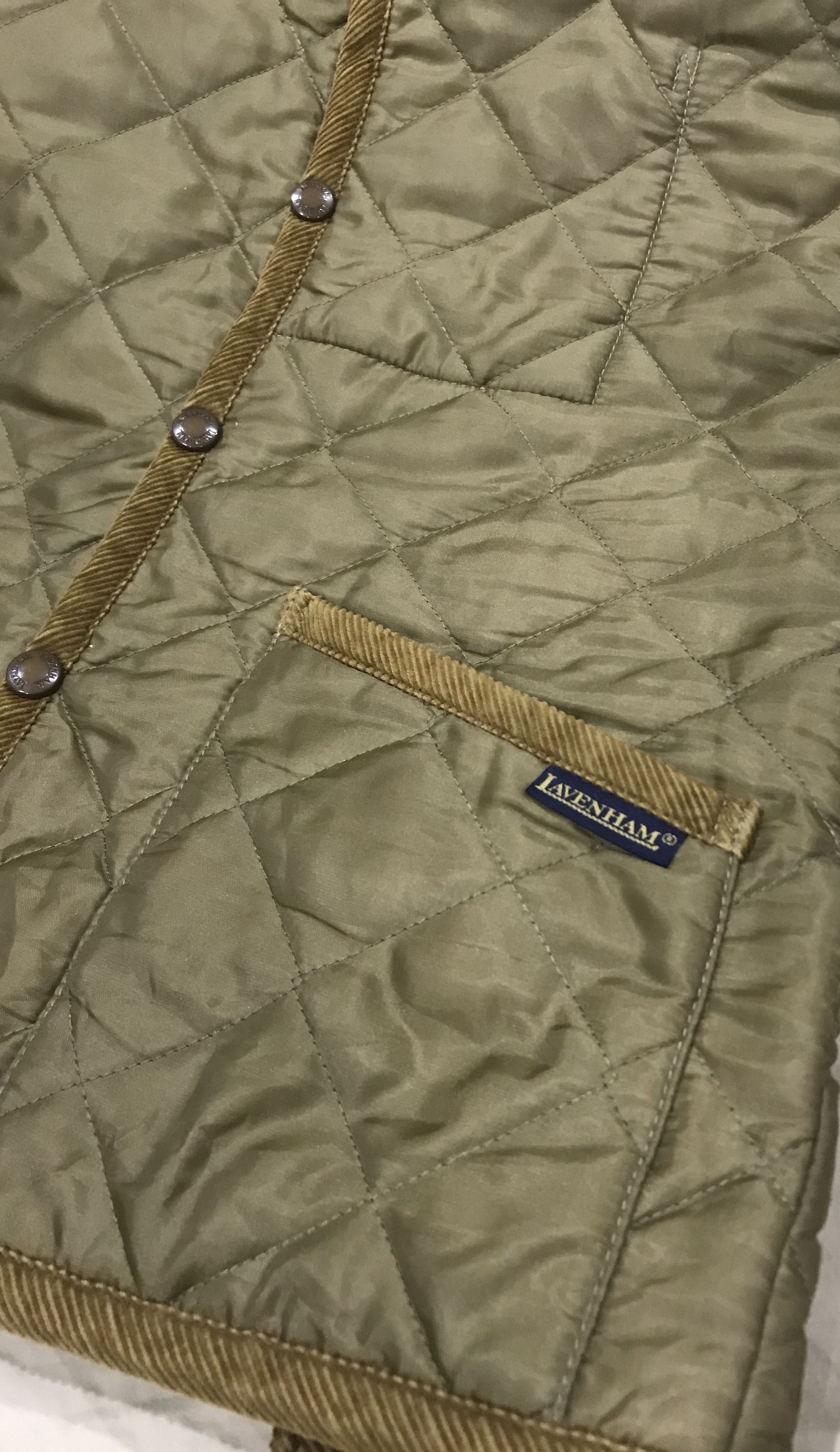 Lavenham Vintage 90s Lavenham Quilted hooded jacket Made In Uk Size US S / EU 44-46 / 1 - 6 Thumbnail