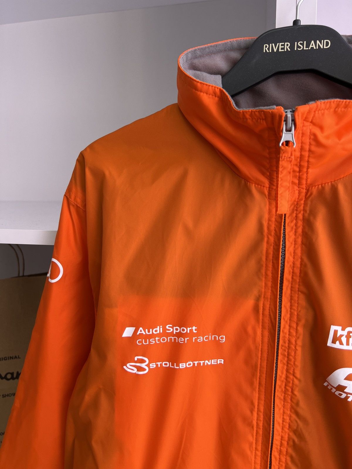 Audi × Vintage Vintage Audi Sport Light Orange Racing Jacket Size US L / EU 52-54 / 3 - 6 Thumbnail