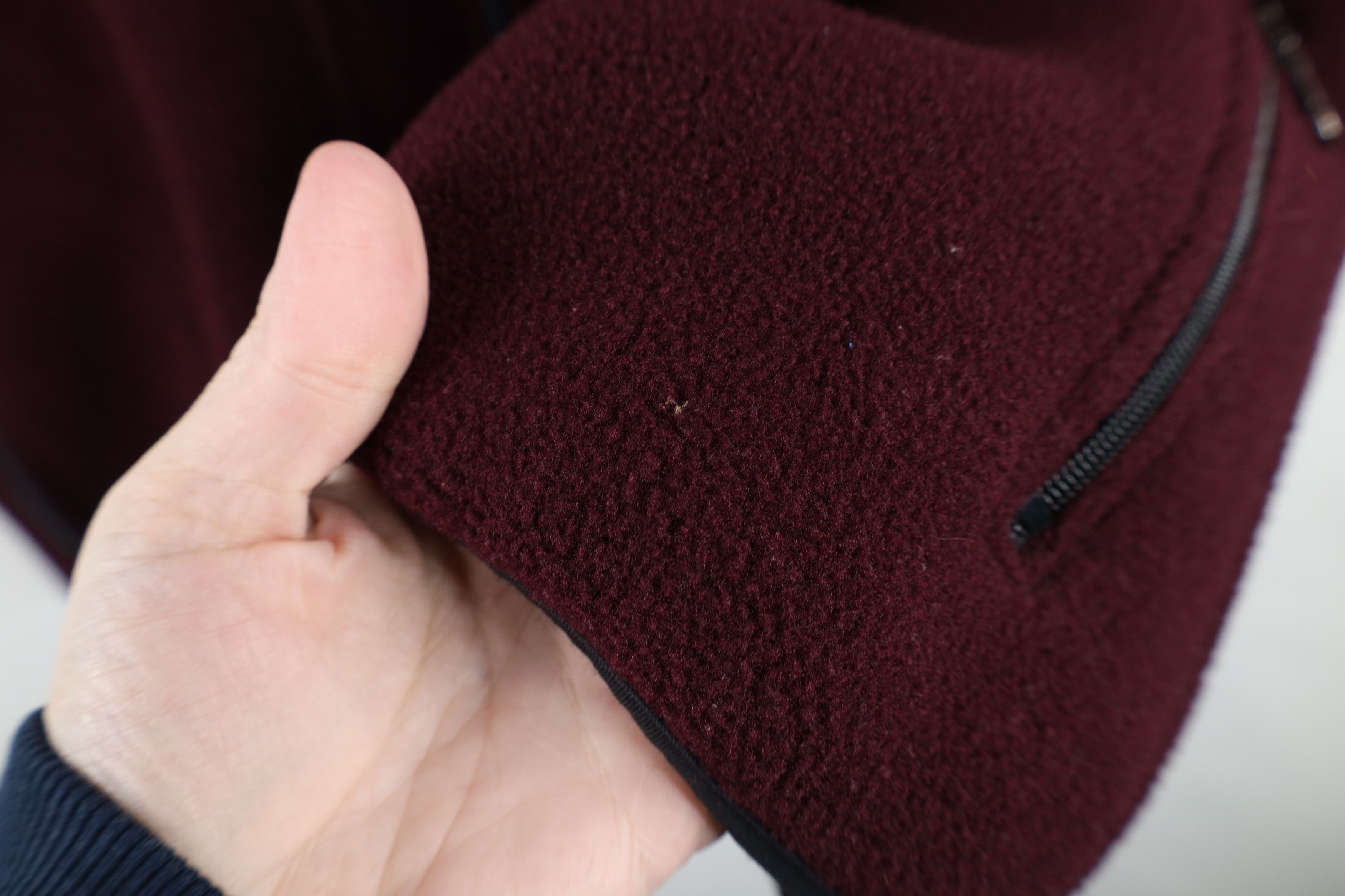Champion × Vintage Vintage 90s Champion Logo Full Zip Fleece Vest Jacket Maroon Size US L / EU 52-54 / 3 - 5 Thumbnail