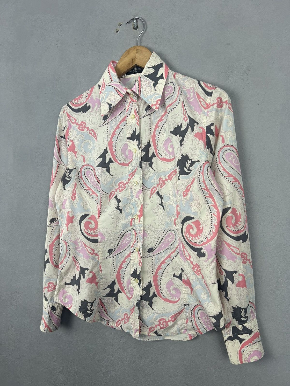 Etro Etro Milano Paisley Print Cotton Shirt Made in Italy Size L / US 10 / IT 46 - 3 Thumbnail