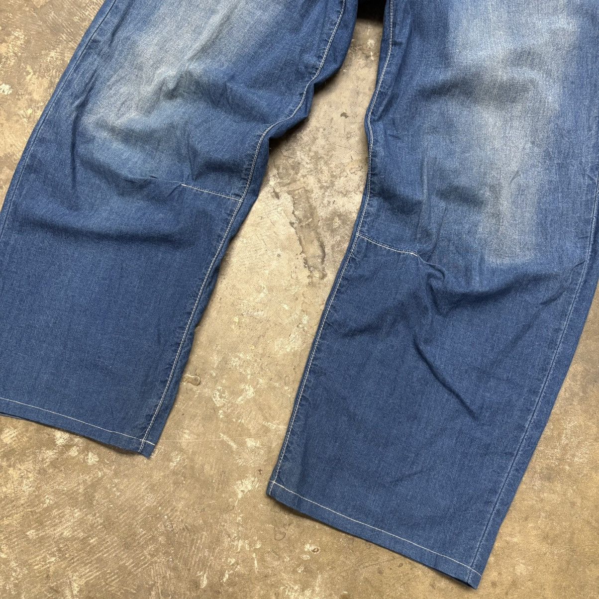 Y's × Yohji Yamamoto Vintage 90s Yohji Y’s For Men Wide Leg Denim Pants Size US 34 / EU 50 - 8 Thumbnail