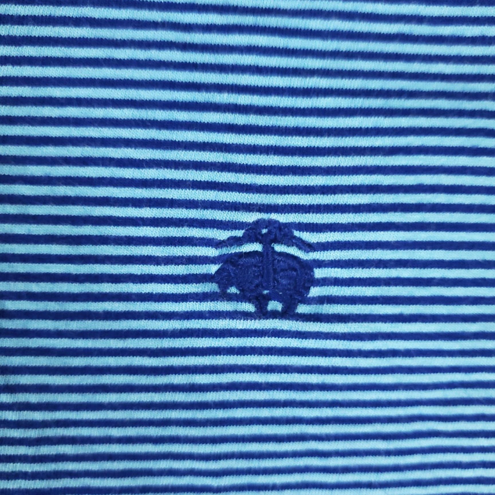 Brooks Brothers VINTAGE Brooks Brothers Polo Shirt Mens Medium Blue Striped 1818 Cotton Embroidered Logo 346 Classic Preppy Mens Size US M / EU 48-50 / 2 - 3 Thumbnail