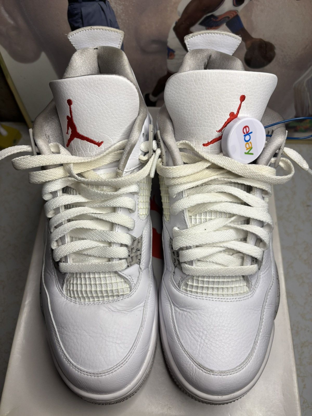 Jordan Brand Jordan Retro 4 ‘white oreo’ Size US 11 / EU 44 - 2 Thumbnail
