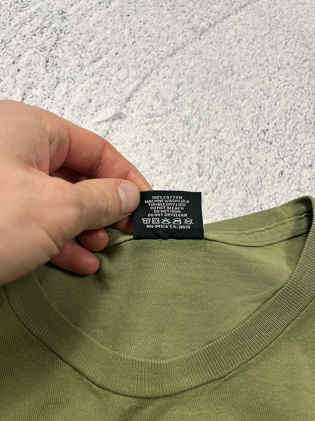 Stussy × Vintage Stussy 00s Graphic Vintage Big Logo Green T-shirt Y2k Size US M / EU 48-50 / 2 - 13 Thumbnail