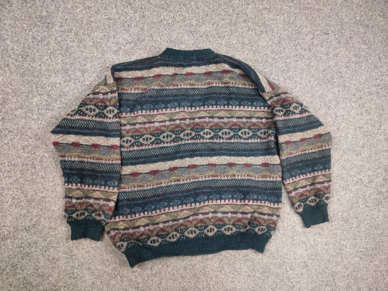 Japanese Brand Vintage Japan coogi Style Wool Blend sweater Cardigan Y2K Size US L / EU 52-54 / 3 - 11 Thumbnail
