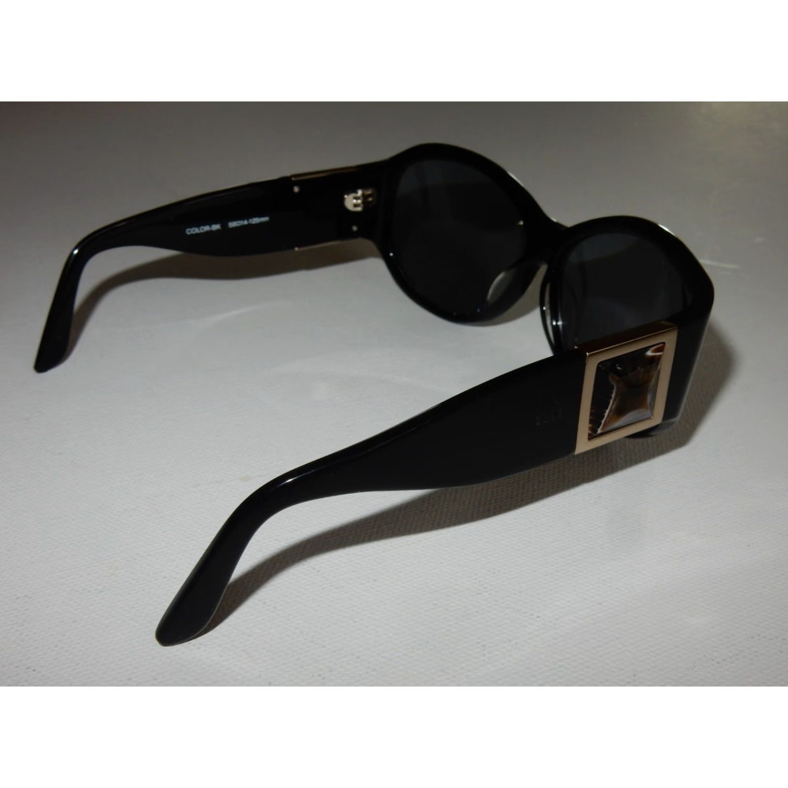 Vintage VINTAGE ELLE Sunglasses Frames Only Women Black 59mm Glasses Accessories Size ONE SIZE - 3 Thumbnail