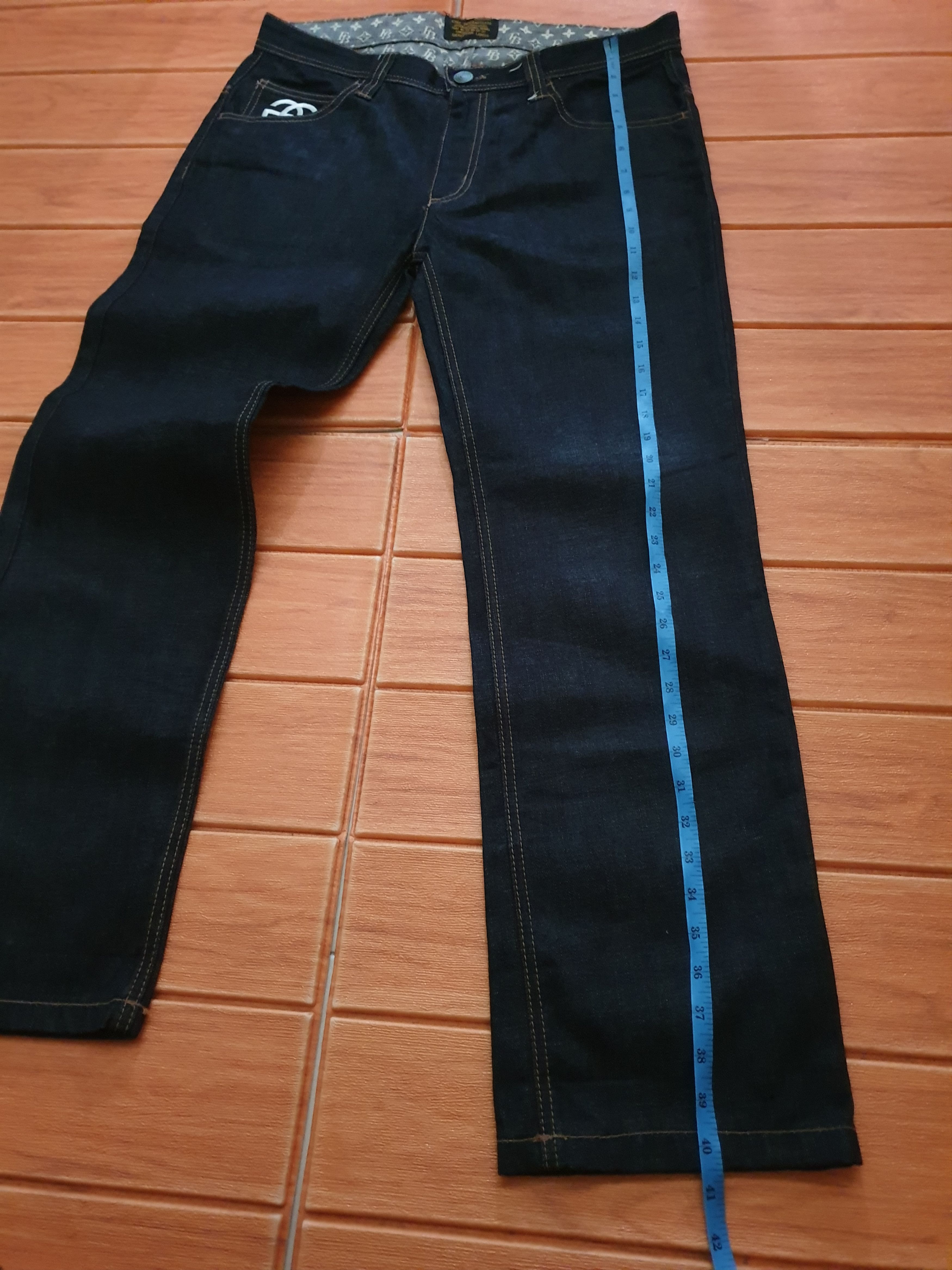 Japanese Brand 💥Etbx inspired blue colour denim pant Size US 34 / EU 50 - 10 Thumbnail
