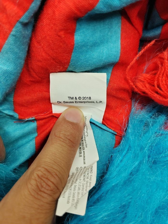 Anime Vintage Dr Seuss Beanie Snowcap Hat Size ONE SIZE - 5 Thumbnail
